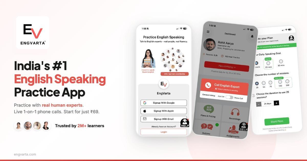 About EngVarta | Best English Speaking Practice Platform Since 2017